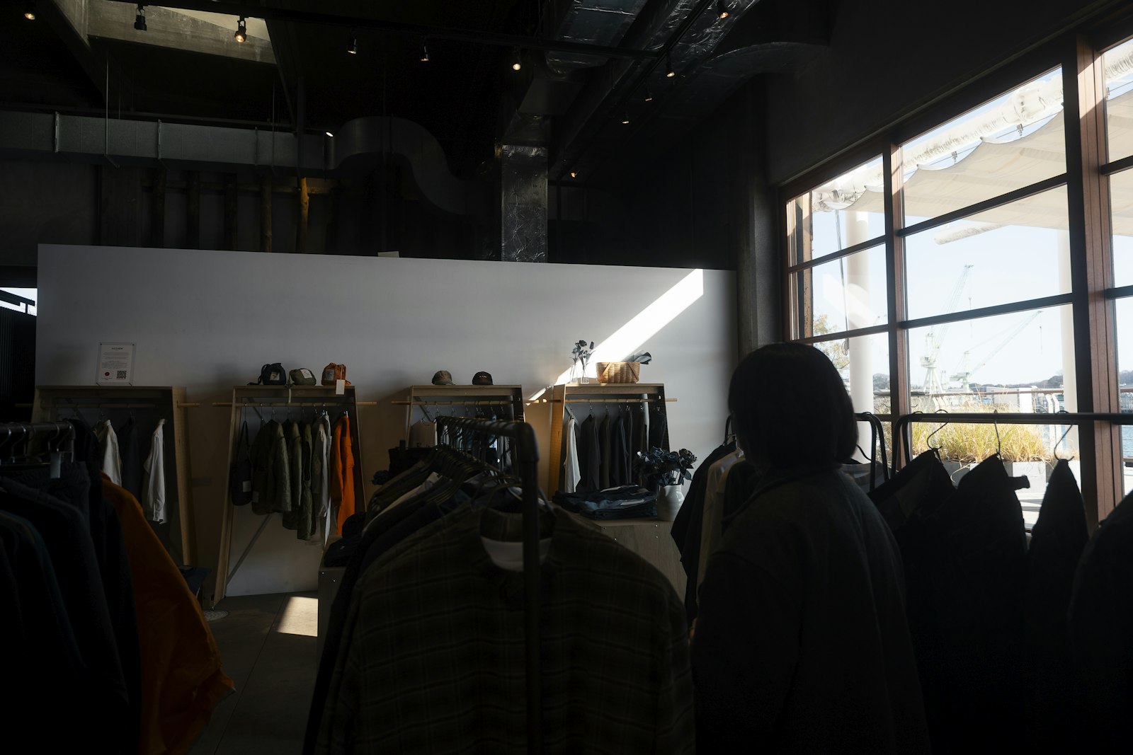 Retail store interior displaying inventory